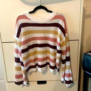 Bell Sleeve knitted sweater